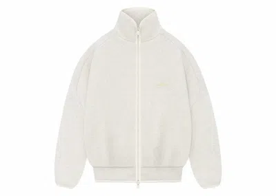 Pre-owned Fear Of God Men's  Athletics Heavy Fleece Track Jacket In Oatmeal Heather