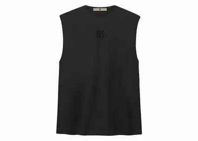 Pre-owned Fear Of God Men's  Athletics Performance Muscle Tee Shirt In Black
