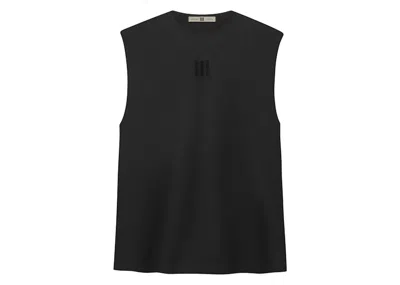 Pre-owned Fear Of God Men's  Athletics Performance Muscle Tee Shirt In Black