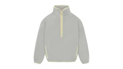Pre-owned Fear Of God Men's  Athletics Polar Fleece Hike 1/2 Zip In Sesame In Brown