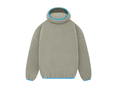 Pre-owned Fear Of God Men's  Athletics Polar Fleece Hike Hoodie In Clay In Brown