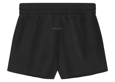 Pre-owned Fear Of God Men's  Athletics Stretch Woven Running Short In Black