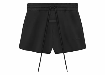 Pre-owned Fear Of God Men's  Athletics Suede Fleece Short In Black