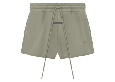 Pre-owned Fear Of God Men's  Athletics Suede Fleece Short In Clay