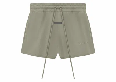 Pre-owned Fear Of God Men's  Athletics Suede Fleece Short In Clay In Brown