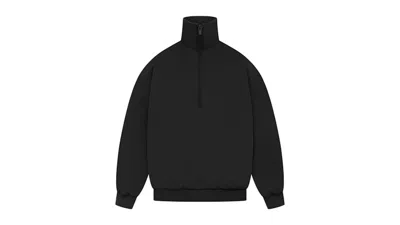 Pre-owned Fear Of God Men's  Athletics Tricot 1/2 Zip Pullover In Black