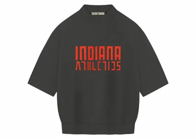 Pre-owned Fear Of God Men's  Athletics X Indiana University Hoosiers T-shirt In Grey In Gray