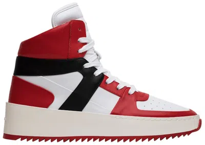 Pre-owned Fear Of God Men's  Basketball Sneaker Chicago Allstar (2018) Sneakers In Varsity Red/white/black In Multi