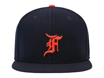 Pre-owned Fear Of God Men's  Detroit Tigers 59fifty Cap In Navy Blue