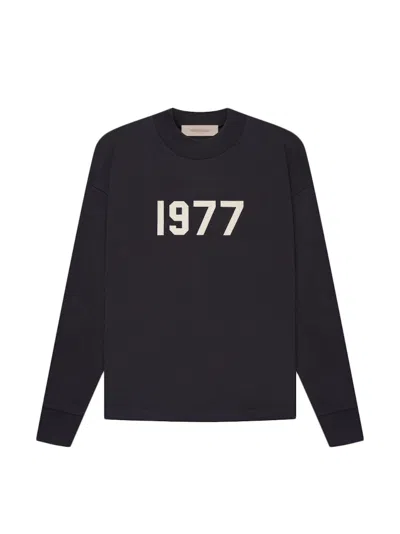 Pre-owned Fear Of God Men's  Essentials 1977 Long Sleeve T-shirt In Iron