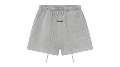 Pre-owned Fear Of God Men's  Essentials Classic Fleece Sweatshort In Concrete Heather