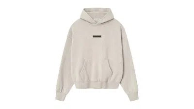 Pre-owned Fear Of God Men's  Essentials Classic Hoodie In Heather Stone