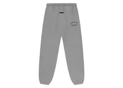 Pre-owned Fear Of God Men's  Essentials Classic Sweatpant In Dark Heather In Gray