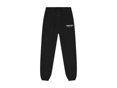 Pre-owned Fear Of God Men's  Essentials Classic Sweatpant In Jet Black