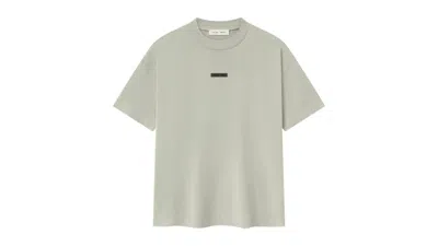 Pre-owned Fear Of God Men's  Essentials Classic Tee Shirt In Abbey Stone In Gray