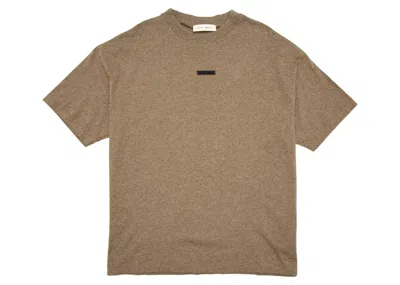 Pre-owned Fear Of God Men's  Essentials Classic Tee Shirt In Homestead Heather In Purple