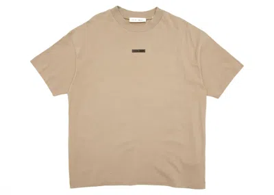 Pre-owned Fear Of God Men's  Essentials Classic Tee Shirt In Timber In Brown