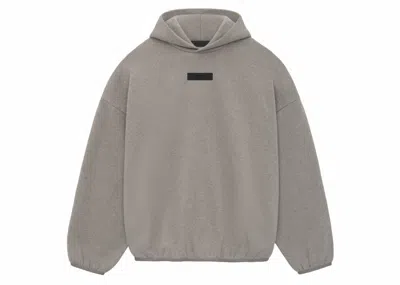 Pre-owned Fear Of God Men's  Essentials Core Collection Hoodie In Heather Grey In Gray