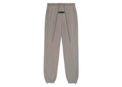 Pre-owned Fear Of God Men's  Essentials Core Collection Nylon Track Pant In Dust