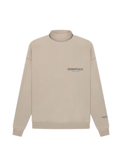 Pre-owned Fear Of God Men's  Essentials Core Collection Pullover Mockneck In String