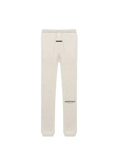 Pre-owned Fear Of God Men's  Essentials Core Collection Sweatpant In Light Heather Oatmeal In Brown