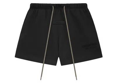 Pre-owned Fear Of God Men's  Essentials Core Collection Sweatshort In Black