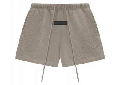 Pre-owned Fear Of God Men's  Essentials Core Collection Sweatshort In Heather Grey