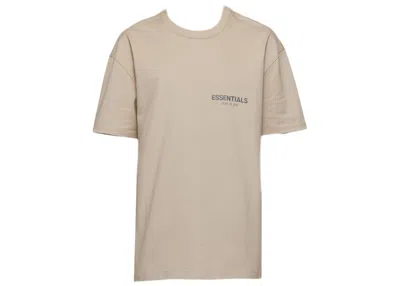 Pre-owned Fear Of God Men's  Essentials Core Collection T-shirt In String