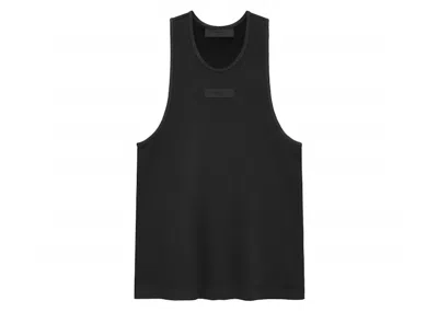 Pre-owned Fear Of God Men's  Essentials Core Collection Tanktop In Black