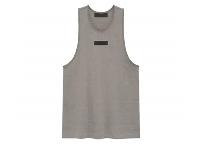Pre-owned Fear Of God Men's  Essentials Core Collection Tanktop In Heather Grey