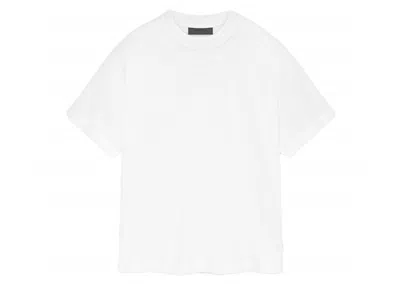 Pre-owned Fear Of God Men's  Essentials Core Collection Tee Shirt In White