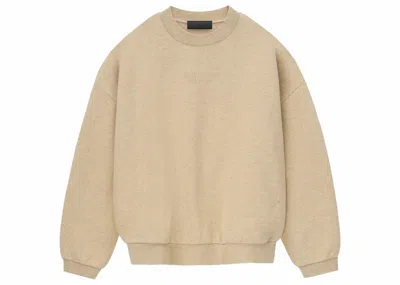 Pre-owned Fear Of God Men's  Essentials Crewneck Sweatshirt In Gold Heather