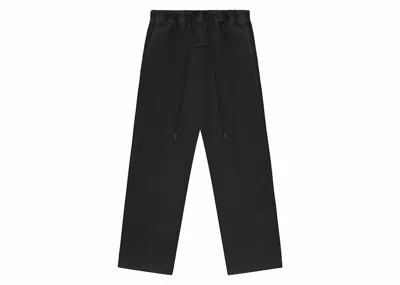 Pre-owned Fear Of God Men's  Essentials Denim Lounge Pants In Overdye Black Denim