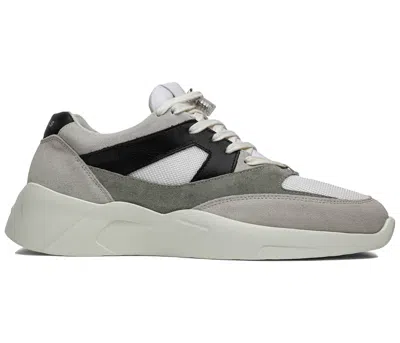 Pre-owned Fear Of God Men's  Essentials Distance Runner Green Sneakers In Cream/grey/black