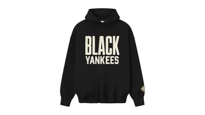 Pre-owned Fear Of God Men's  Essentials Essentials Yankees Hoodie In Black