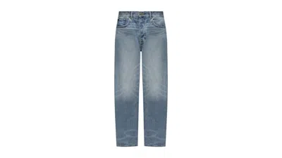 Pre-owned Fear Of God Men's  Essentials Fleece Essential Jeans In Classic Blue