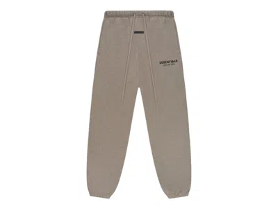 Pre-owned Fear Of God Men's  Essentials Fleece Essential Sweatpant (fw24) In Heather Gray