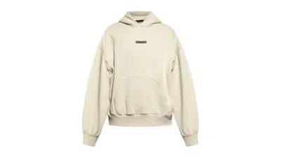 Pre-owned Fear Of God Men's  Essentials Fleece Hoodie In Heather Stone In Gray