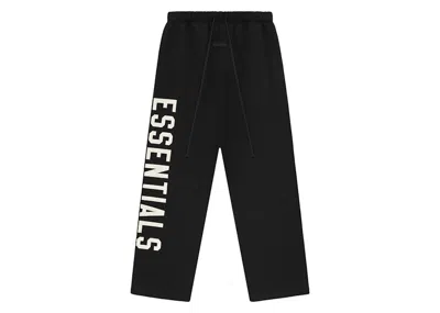 Pre-owned Fear Of God Men's  Essentials Fleece Relaxed Sweatpant In Black