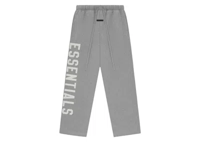 Pre-owned Fear Of God Men's  Essentials Fleece Relaxed Sweatpant In Dark Heather In Gray