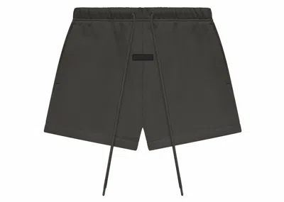 Pre-owned Fear Of God Men's  Essentials Fleece Running Short In Ink