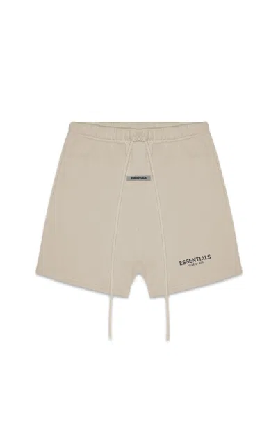 Pre-owned Fear Of God Men's  Essentials Fleece Shorts In Olive/khaki