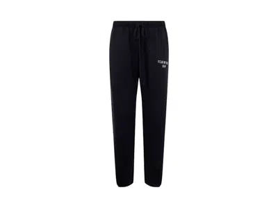 Pre-owned Fear Of God Men's  Essentials Heavy Fleece Essential Sweatpants In Black