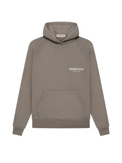 Pre-owned Fear Of God Men's  Essentials Hoodie In Desert Taupe In Brown
