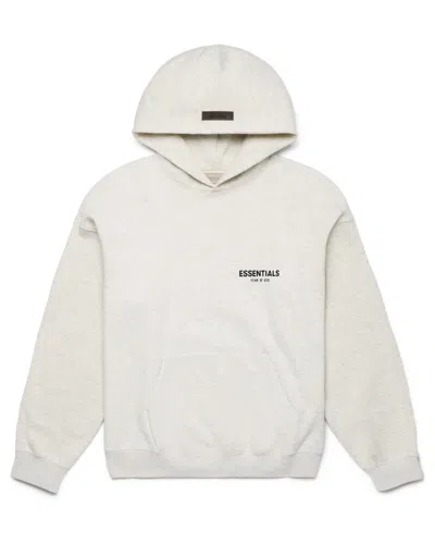 Pre-owned Fear Of God Men's  Essentials Hoodie In Light Oatmeal