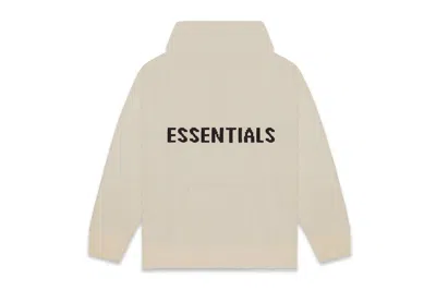 Pre-owned Fear Of God Men's  Essentials Knit Hoodie (fw20) In Olive/khaki
