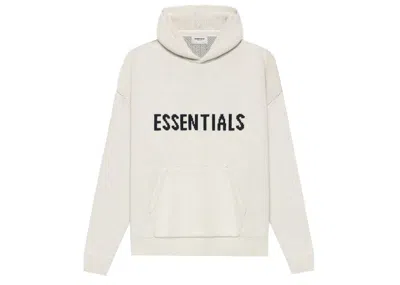 Pre-owned Fear Of God Men's  Essentials Knit Pullover Hoodie (ss21) In Buttercream In Yellow