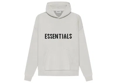Pre-owned Fear Of God Men's  Essentials Knit Pullover Hoodie (ss21) In Light Heather Oatmeal
