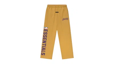 Pre-owned Fear Of God Men's  Essentials Lakers Lounge Sweatpant In Canyon In Brown