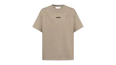 Pre-owned Fear Of God Men's  Essentials Lightweight Tee Shirt In Homestead Heather